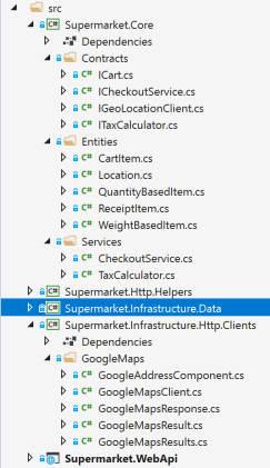 Onion Architecture Solution Explorer